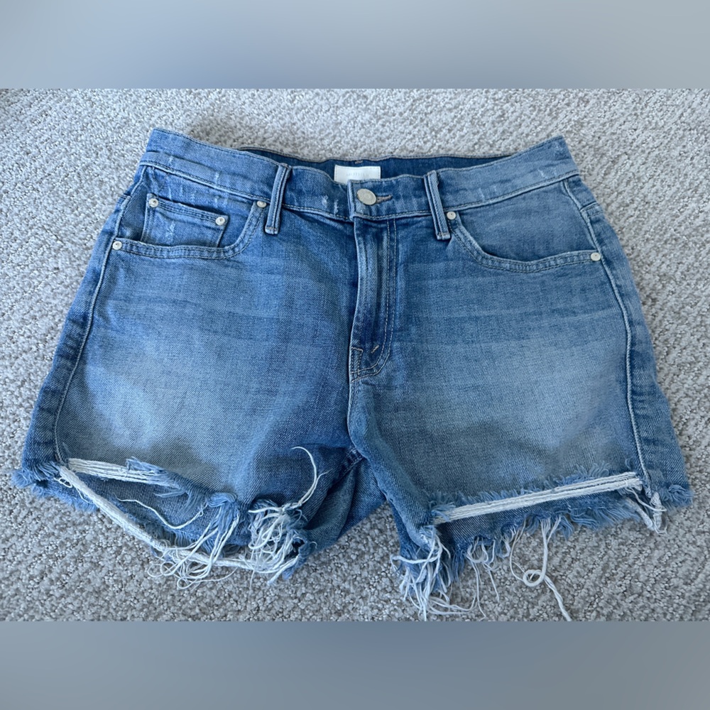 Jean Shorts Mother the Teaser